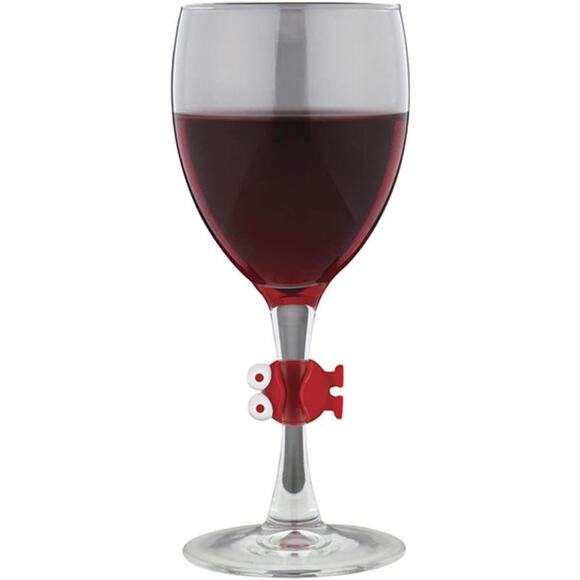 Joie MS Frog Wine Watchers Wine Charms 6 Different Silicone Colors NEW - Picture 7 of 9